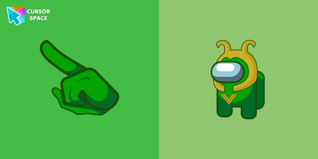 Among Us Loki Character cursor cursor pack